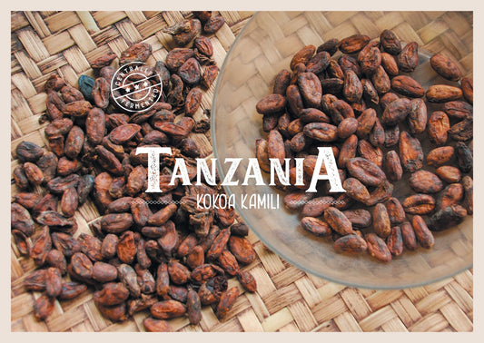 Granos de cacao orgánico Kokoa Kamili de Tanzania